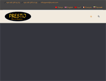 Tablet Screenshot of prestijkuvet.com